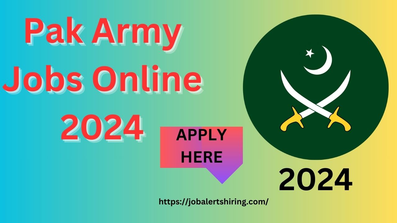 Pak Army Jobs Online 2024